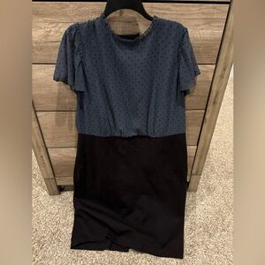 LOFT Mixed Media Dress
